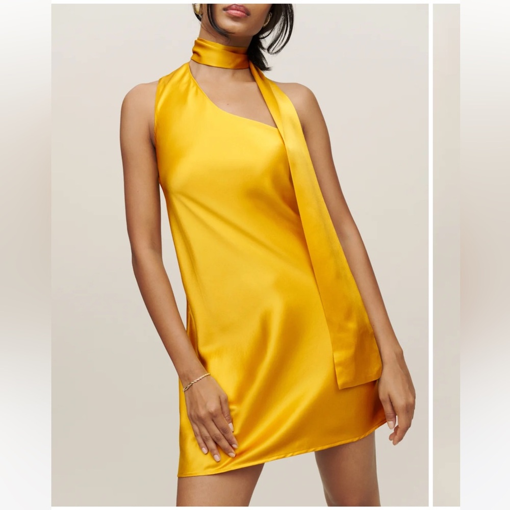 Reformation Keagan Silk Dress - new with tags size M
